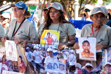 Caravana de Madres Centroamericanas da seguimiento a denuncias en la PGR.
